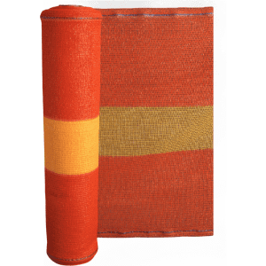 Safety Fencing Orange Yellow Leno Weave